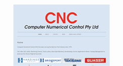 Desktop Screenshot of cncmachinetools.com.au
