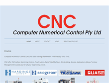 Tablet Screenshot of cncmachinetools.com.au